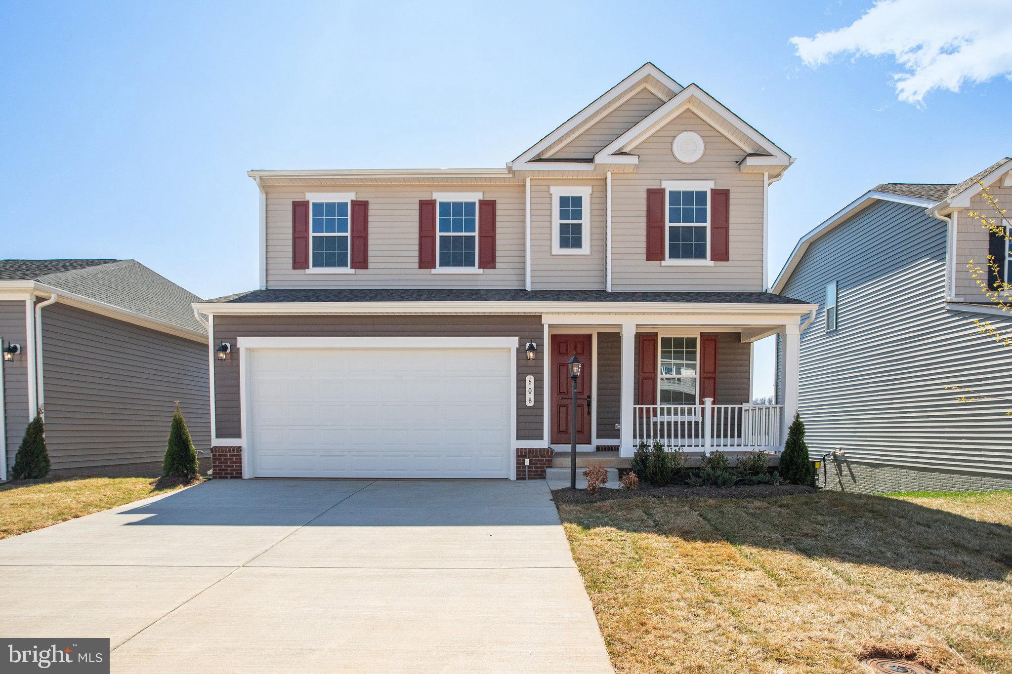 ASK ABOUT SPECIAL FINANCING! $0 down payment USDA financing eligible! This Lapis by Richmond American is move-in ready!! There's a lot to love about the Lapis floor plan! The charming front porch leads to an inviting, open layout. Walking through the front door to the left is an adaptable flex room and open stair rail, and beyond that is the main living space. The kitchen with a center island and large walk-in pantry flows into a dining room and great room, completed by a center-meet sliding door – allowing easy access to the large 29’x10’ covered deck. Upstairs, the primary suite offers a full private bath and a generously sized walk-in closet. Adjacent are three additional well-sized bedrooms. Curated finishes round out this home such as Blanco Maple quartz countertops, Aristokraft White cabinets, 7” Kenwood LVP floors on the main level, and sleek matte black light and plumbing fixtures. There is more room for storage or future living space in the large, walk-out style basement. Welcome to Round Hill Meadows in Orange! Residents will appreciate the small-town charm as well as the conveniences of being close to routes 15, 522 and 3, award-winning wineries, Lake Anna State Park, Lake Orange and the Rapidan River nearby for fishing, swimming, kayaking and boating! Model is OPEN but visitors are encouraged to call ahead to be guaranteed a dedicated appointment.