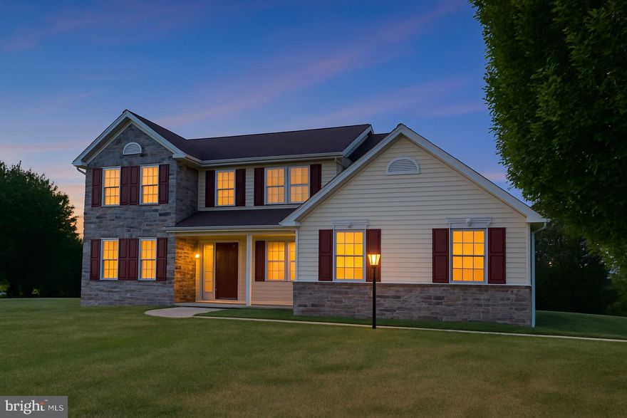 Beautiful 4-Bedroom Home on a Corner Lot in Orchard View – Cornwall-Lebanon School District

Situated on a .47-acre corner lot in the desirable Orchard View neighborhood, this well-maintained 2-story home offers comfort, functionality, and a prime location within the Cornwall-Lebanon School District. Positioned at the highpoint divide between the Tulpehocken and Quittapahilla Watersheds, this property enjoys a peaceful setting in an established community.  The main level welcomes you with a bright, open foyer, a formal dining room, and an open kitchen that flows into the family room—ideal for everyday living and entertaining.  A dedicated office provides a quiet space for working from home, while the convenient first-floor laundry room adds everyday practicality.
Upstairs, the spacious owner’s suite features a private bathroom, and three additional bedrooms share a hall bath.  This home is equipped with economical propane heat and a 1,000-gallon propane tank, providing efficiency and convenience throughout the seasons.  An additional highlight is the attached side-entry 2-car garage.  Best of all, this lovely community has no HOA fees!  Don’t miss the opportunity to own this spacious and thoughtfully designed home in one of Lebanon County’s most charming neighborhoods.  Contact us today to schedule your private tour!