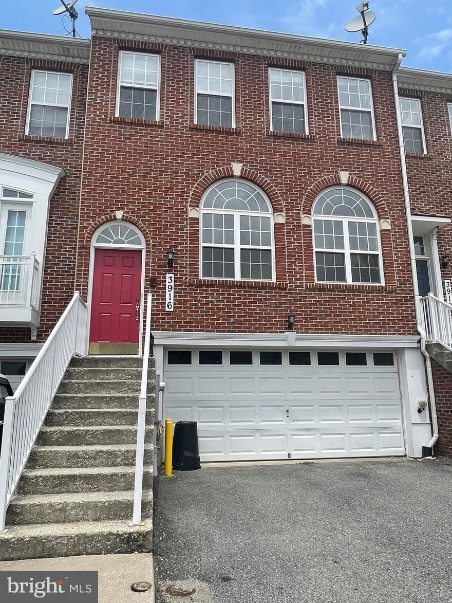 Rarely available 4 Levels Townhouse, 4 bedrooms, 4.5 Bathrooms with Finished Basement and 2 Car Garage, rear patio & deck.  Offers exceptional space, comfort and convenience.

Property Features:
* 4 Levels of Living Space
*4 Bedrooms | 4.5 Bathrooms - (Primary Bath with Soaking Tub & Shower*Loft with Private Bath, Finished Basement with Full Bath)
*2-Car Garage
* Open and functional floor plan with abundant natural light
*Modern kitchen with generous cabinetry and prep space
*Spacious bedrooms with private or near-private baths
* Easy access to I-95, Route 29 & major commuter routes*Minutes from shopping, dining, parks, and everyday conveniences
*AVAILABLE NOW!!!