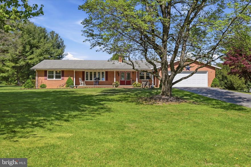 Enjoy peaceful living on a beautifully maintained 1.42-acre level lot in the highly desirable Westgate subdivision, surrounded by mature flowering trees, lush landscaping, and scenic mountain views. This spacious all-brick rancher with an oversized 2-car attached garage offers the perfect blend of comfort, quality, and convenience.

Thoughtfully renovated in 2015, the home features stunning hardwood floors, granite countertops, updated kitchen appliances (including a dishwasher replaced in 2025), a stylish backsplash, updated lighting, fresh paint, and more. The expansive living room showcases a classic brick fireplace with gas logs and a charming mantle, while an additional large family room opens to the rear patio—complete with a gazebo and Sunsetter awning—perfect for relaxing or entertaining.

Additional updates include a water heater (approx. 2020), well pressure tank (approx. 2020), water softener (approx. 2016), HVAC system (approx. 2016–2017), newer window shutters, and a septic system pumped approximately two years ago.

A 20x12 storage building provides plenty of extra space for tools, hobbies, or equipment.

Ideally located just minutes from I-81, shopping, dining, and the hospital, this property offers the best of both tranquility and accessibility. A truly wonderful place to call home! 🌳🏡
