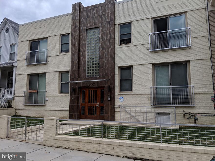 Fantastic 1-bedroom condo unit - fully upgraded in quiet, friendly building-Columbia Heights/Petworth - just 4 mins to metro lines - WalkScore - 94!! BikeScore 85 & TransitScore 80!! Open kitchen w/ granite breakfast bar, recent stainless steel appliances, gas range & full-size real laundry washer & dryer! Hardwood floors, good sized closets + elegantly styled bath too.  Extra storage for bikes and big items.
<BR><BR>
Unit is being painted & cleaned

Rental available May 1, 2025