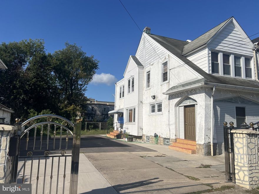 Welcome to this beautifully well-maintained twin home in Lawndale on a large double lot. This property has a new Central Air system and a fully upgraded kitchen. Finished Basement with full bathroom, Laundry Room with washer and dryer. The open main-level floor plan is extended. There are 3 bedrooms with plenty of closet space on the 2nd floor and another spacious bedroom on the Attic 3rd floor. The property has a gated private parking with a remote control. This outdoor space includes entertaining, a storage shed, and plenty of room for gardening and play. Additional features include Brazilian Hardwood flooring throughout and modern lighting. This house boasts a convenient location, which signifies that the property is situated in an area offering easy and efficient access to essential amenities, services, and key destinations such as grocery stores, pharmacies, restaurants, shopping centers, parks, and public transportation. Don't miss the opportunity to make this excellent property your own and enjoy the benefits of its desirable location and charming features! This gem is move-in ready with a yard you won’t find anywhere else in the area! Don’t miss your opportunities to own a home in a desirable neighborhood.  Schedule your appointment today.