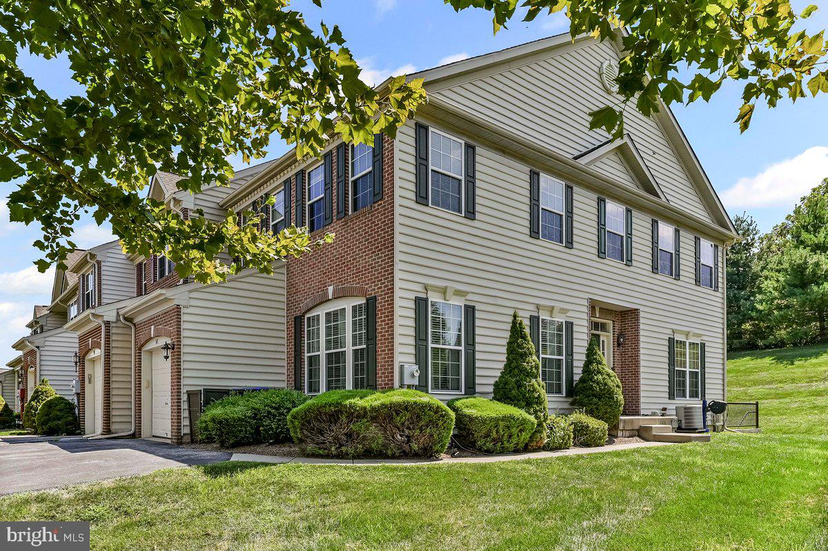Beautiful End Unit Townhome For Rent in the ever Popular Penns Manor Community in Kennett Square. Brick Front with Nice Curb Appeal, this upgraded home boasts 3 Spacious Bedrooms and 3.5 Bathrooms, and a Bonus Room on the second floor that makes a great Office. The Finished Basement with a Full Bathroom makes a great Recreation Room, and includes a gas fireplace and a bonus exercise room(gym equipment NOT included). The Spacious Kitchen includes granite counter tops and island, stainless steel appliances, and a ceramic tile backsplash. The Dining Area includes a stone and gas fireplace and sliders to the rear deck with breathtaking views of open space and a majestic tree lined backdrop. The Primary Bedroom Suite includes a large walk in closet and a Primary Bathroom with double sink vanity, whirlpool tub, and a ceramic tile and glass shower. Also featuring a one car garage with private driveway for 2-3 vehicles, gas heat and central air, and a community play ground. Owner pays the HOA Fee which includes Lawn Care and Snow Removal. The Location is Desirable and Convenient to all that Kennett Square has to offer including the Shopping and Dining Experience, Longwood Gardens, and Fun Beverage Establishments. Available Occupancy is September 5th. Sorry, NO PETS.