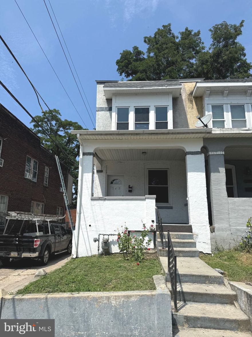 Investor alert! Move in ready 3 bed, 2 bath home in the heart of the city. This home provides a great font porch and back patio as well as fenced in yard for outdoor living. A spacious kitchen, dining room, and living room on the first floor as well as 3 large bedrooms and a full bath on the second floor. In the basement, you have a man door to the street next door for easy access storage, a bathroom, and laundry hooks ups!