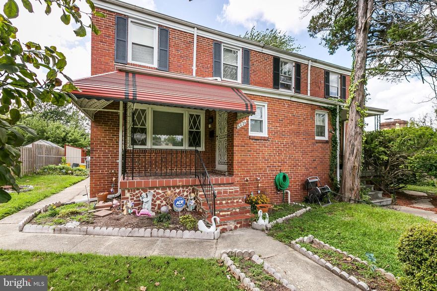 Beautiful Semi-Detached row home with refinished hardwood floors, upgraded bathrooms, renovated basement, fresh coat of paint throughout the entire house, move in condition.