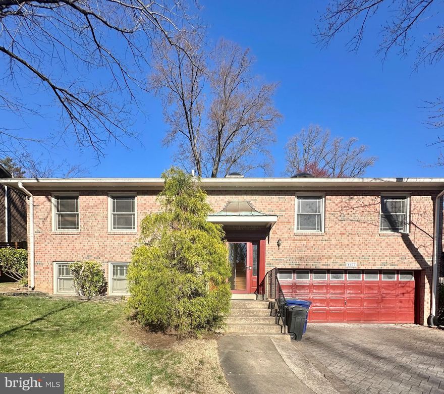 Welcome to 4567 25th Rd North in Arlington VA.  This charming 4-bedroom, 3-bath split foyer home is located in the Broyhill Forest neighborhood of North Arlington, VA.   The spacious layout includes a welcoming entryway that leads to a bright and airy living room, ideal for entertaining. The upper level features a spacious kitchen with granite counter tops, lots of cabinet space and space for a small kitchen table.  The primary suite includes a private bath, while two additional bedrooms share a well-appointed hall bath. The lower level provides a large family room along with an additional bedroom and full bath—ideal for guests or a home office. The home boasts plenty of natural light throughout, hardwood floors, and ample storage space. Fabulous enclosed sunroom on the rear of the home.  Outside, you'll find a lovely backyard, perfect for outdoor gatherings or enjoying a quiet evening. With easy access to major commuter routes, public transportation, and local shops, this home offers both privacy and accessibility. Interior of the home has been freshly painted, upper level hardwood floors have been refinished, new luxury vinyl plank scheduled to be installed in the entire lower level area, new washer and dryer to be installed. Landscaping in the process of being cleaned up and refreshed.