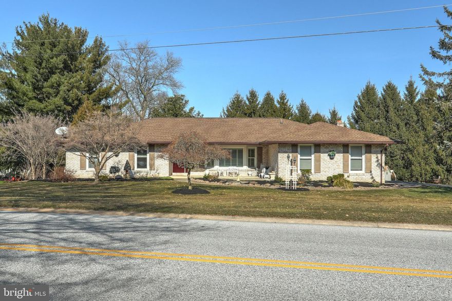 This Marlborough West Ranch home has it all.   Corner 2/3 acre  lot,  convenient location in Leader Heights.   New Roof and Spouting, new water heater, newer heating and cooling system and replacement windows.    Hardwood floors. The main floor boasts a kitchen, open into the family room with a fireplace.   Large 26x13.5'deck off the kitchen with covered patio below.  Formal living and dining rooms.   Main floor laundry and 1/2 bath.    3 Bedrooms with Master Bath.    Hall bath tub has been replaced with walk in shower.    The lower level with walk out basement has a large Bedroom with walk in closet,  living room,  full bath, second kitchen and laundry.  Also a front porch with 10x8 patio. There's a 2 car garage and a 12x20 shed with electric.  There's a large level back yard.  Come see this great property and Discover all the potential this home has for you.