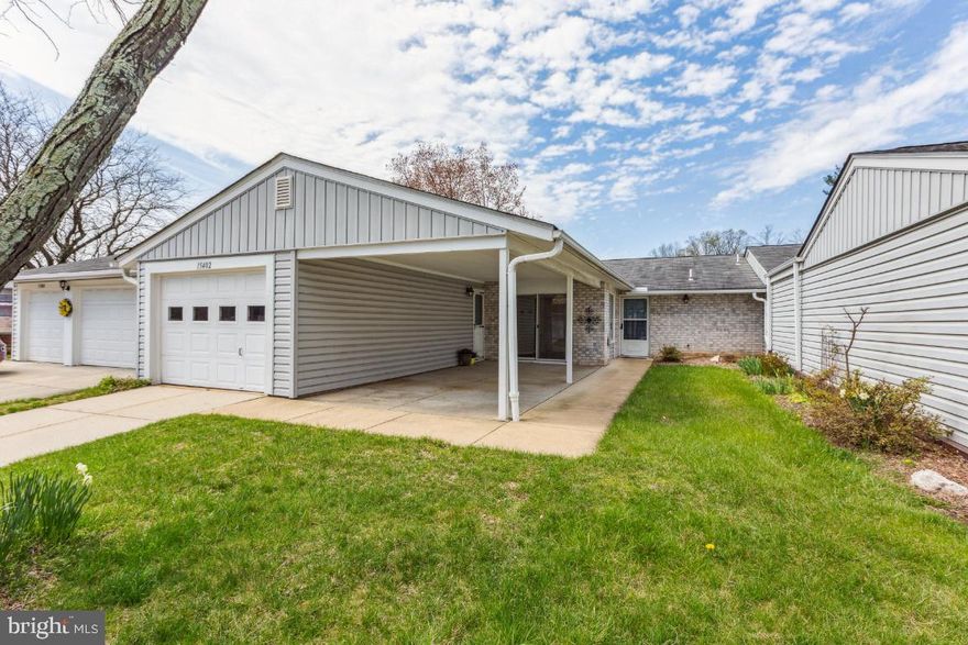 Back on the Market! Buyer had undisclosed under 55 occupant & had to back out! Please be advised, this community is 55+ only! Please call or have your agent call listing agent with questions as to property being on and off market. Well maintained and recently updated, this 2 bedroom, 2 full bath home is ready for its new owner.  The bathrooms have recently been updated with new countertops and light fixtures.  The kitchen features a quartz countertops with all white appliances and has plenty of prep space.  In unit washer and dryer just off of the one car garage.  Located in the Leisure World community of Montgomery County, there are plenty of activities to stay busy.  The HOA/condo fee includes a basic cable package, high-speed internet, water, sewer, common area maintenance, snow removal, lawn care.  The amenities at Leisure World feature the outdoor pool, the fitness center, tennis courts, shuffle-ball courts, walking trails, & the shuttle system.   There are plenty of restaurants near by and less than a 5minute drive to the ICC (200).  This well maintained home is ready for its new owner!