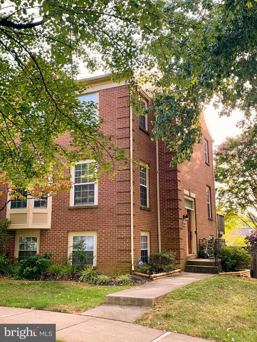 OPEN HOUSES CANCELLED.  PROPERTY IS UNDER CONTRACT.  This is it!  The end unit, four bedroom,  three and a half bath brick townhome in the desirable Park Overlook neighborhood that you've been waiting for!  From the front door, step up to the open concept living and dining room, with hardwood floors and windows on three sides.  From there, enter the light and bright kitchen with white cabinets and updated hardware.  Just off the kitchen is the deck, perfect for grilling and enjoying early fall nights.  The sliding glass door to the deck has the perfect designer between-the-panes shades!  Upstairs, you'll find the primary suite with its own beautiful renovated bathroom, and two more bedrooms and a hall bath.  Downstairs, in the walkout basement, you'll find a huge rec room/family room/name your own adventure, another bedroom, a full bath, and the laundry room and mechanicals.  Recent updates include quartz countertops and backsplash in the kitchen, primary bath complete renovation, wood-look tile in the foyer, newer, neutral  carpet throughout, new HVAC inside and out (2022), cordless Levelors, many newer light fixtures  and ceiling fans.  There are two assigned parking spots closest to the front door,  and ample visitor parking.  The Park Overlook neighborhood offers plenty of amenities, including a community pool, basketball court, playground and several walking trails with Blueberry Hill Park nearby!  Just a few miles away are Lake Needwood with boating, kayaking and other recreation opportunities and the Needwood golf course and driving range.  And it's the perfect neighborhood for proximity to the Shady Grove Metro Station and 270/370/ICC.  Come see!