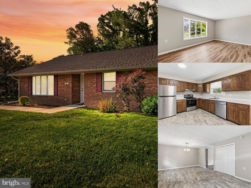 Welcome to 638 Westwood Drive, a well-maintained 3-bedroom, 2-bath brick rancher located in the Woodland Hills community of Aberdeen. This single-level home offers over 1,500 square feet of comfortable living space with a functional layout and thoughtful updates throughout.
Designed with accessibility in mind, the home features wide 32-inch doorways, a ramped main entrance, no stairs, and a roll-in shower for added convenience. Inside, you’ll find new luxury vinyl plank flooring, new carpet, and updated entry doors, creating a fresh and inviting atmosphere. A new roof (2024) adds additional peace of mind. Enjoy the private, tree-lined backyard—perfect for relaxing or entertaining. The asphalt driveway provides off-street parking for up to three vehicles. Conveniently located near parks, shopping, dining, and major routes including I-95 and Route 40, this home offers both accessibility and everyday convenience in a quiet, established neighborhood.