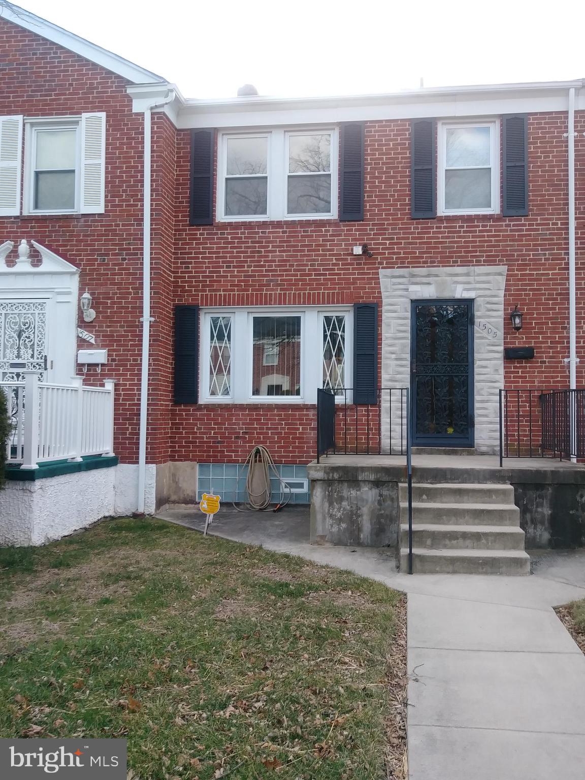 Brick 3BR/2BA TH, located just off Loch Raven, walking distance to Good Samaritan Hospital, Morgan State University and more, Architectural Roof, gutters/down sprouts installed 2019, new HVAC, new Kit/Storm, Basement/Security, Doors, new Basement Glass Block windows, new plumbing, upgraded electric panel, hardwood floors under carpet on main level and stairs, upper level exposed hardwood, includes ceramic tile, grout and adhesive for kitchen floor, new smart thermostat, All necessities are complete, 2-car parking pad in rear, relax on porch off kitchen, as well as, front, close to public transportation, schools private/public and shopping.