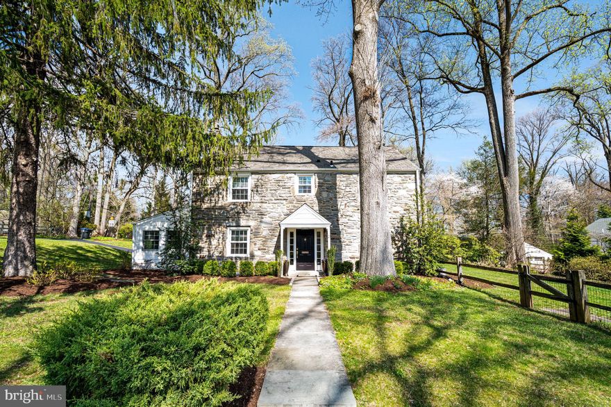 Welcome to 2 Briar Road, a charming stone Colonial in the coveted Strafford Village neighborhood. A slate front walkway leads to a welcoming portico entry, setting the tone for the warmth and style found throughout. Inside, the Foyer greets you with random width pegged hardwood floors that continue through most of the first floor. Through a graceful arched opening on the left is the spacious Living Room featuring a classic wood-burning fireplace and access to a stunning Home Office (added in 2018) complete with radiant heated floors, recessed lighting, a shiplap ceiling, exposed stone wall, and abundant windows with woven wood shades overlooking the lush yard. Through a second graceful arched opening on the right of the Foyer is the Dining area that opens to a beautifully renovated Kitchen by Gardner Fox (complete renovation in 2019), showcasing Glenwood custom cabinetry, Cambria Quartz countertops, GE Café appliances, a center island with seating, pantry closet, and gas cooking with hood. A window over the sink and glass shelf detail over a second window make this sophisticated kitchen a delight to spend time in. The adjacent Mudroom(2019) is thoughtfully outfitted with a built-in bench, hooks, and storage, and offers access to the convenient powder room, a door to the yard and covered entry to the attached Garage. Just off the Kitchen is access to Laundry and storage in the basement.

Upstairs, the second floor with hardwood floors throughout, offers a serene Primary suite with three closets and an updated ensuite Bath (2021) featuring a subway-tiled stall shower with built-in bench. Two additional, nicely sized BedRooms share a beautifully renovated hall Bath, also completed by Gardner Fox (2020) with Glenwood custom cabinetry and a tub/shower combination. The finished third level (2018) provides a versatile bonus space with shiplap walls, carpeting, a built-in desk, and a walk-in closet.

Outside, enjoy relaxing or entertaining on the back paver Patio (2018) overlooking the mature, lush landscaping. The fully fenced rear and side yard offer both privacy and space to enjoy the outdoors. This home is serviced by the award-winning Tredyffrin-Easttown School District. Don't miss this special opportunity to own a home in one of the Main Line’s most desirable communities.

RECENT UPDATES: 
Primary Bathroom (2021), Hall Bathroom renovated by Gardner Fox using Glenwood custom cabinetry (2020), Complete Kitchen remodel by Gardner Fox using Glenwood custom cabinetry and Cambria Quarter countertops includes an island with seating, pantry closet, gas cooking with hood (2019), Mudroom with Powder Room (2019), Enclosed the side porch to create a lovely home office with exposed stone wall, radiant heat off the Living Room (2018), Finished Attic space with shiplap walls, built in desk and closet for storage (2018), New paver patio, lush landscaping and fence (2018)

NEIGHBORHOOD INFORMATION: This home is part of the Strafford Village Civic Association, which hosts numerous events throughout the year, such as a 4th of July Parade and Picnic, Fall Progressive Dinner, Trick or Treating, Holiday Party, Luminaries, and more. The property is ideally located within walking distance to both the Strafford & Wayne train stations, Downtown Wayne, the Tredyffrin Library, and is close to Rt 476, 202, King of Prussia Town Center, and Mall.
