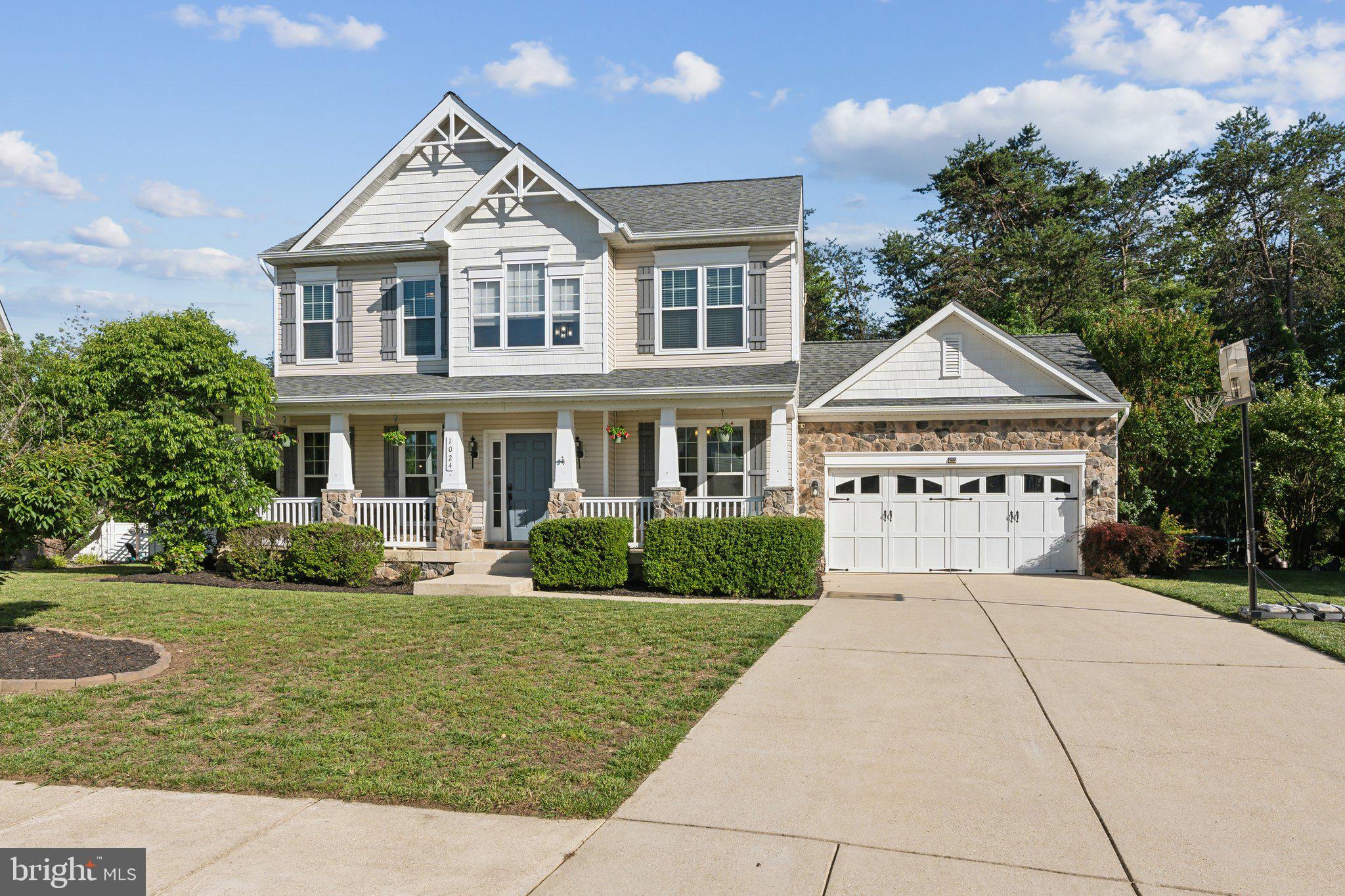 Finally a house that looks just like the photos! Torn between searching for a house within walking distance of restaurants, shops & seasonal festivals, but you’d also prefer the feel of a quiet, close knit suburban neighborhood? At 1024 Martin Drive, you’ll enjoy the best of both worlds! Situated a few blocks from the main strip of downtown La Plata, and right across the street from the local elementary & middle schools, you’ll be right at home in this beautiful traditional-style, two story colonial with a basement. The home has been modernized to keep up with today’s ever changing interior design trends with updated floors on the main level and a completely remodeled kitchen. While the floor plan does boast an open concept flow from the family room into the kitchen, and features a spacious rec room in the basement, you’ll also rejoice in the semi-private spaces of the formal dining and living rooms. Looking to relax even more? Head up to the second story where you’ll find the very generous owner’s suite and oversized soaking tub. The second story is also home to two additional bedrooms, and you’ll find the 4th bedroom nestled into the rear of the basement, perfect for hosting guests or any number of hobbies. The interior may be where you’ll reside most often, however you won’t want to skip out on all the backyard has to offer: composite & vinyl decking for low maintenance care, total privacy as the property backs trees, and with the playground set and trampoline conveying, you’ll be nothing but the coolest with any little ones in your life. Wills Memorial Park is also a short walk if you’re looking for even more space to have some fun. 1024 Martin Drive is the absolute full package, and as a cherry on top, the fully owned solar panels will be saving you on monthly electric bills! Stop by today and truly experience all she has to offer!