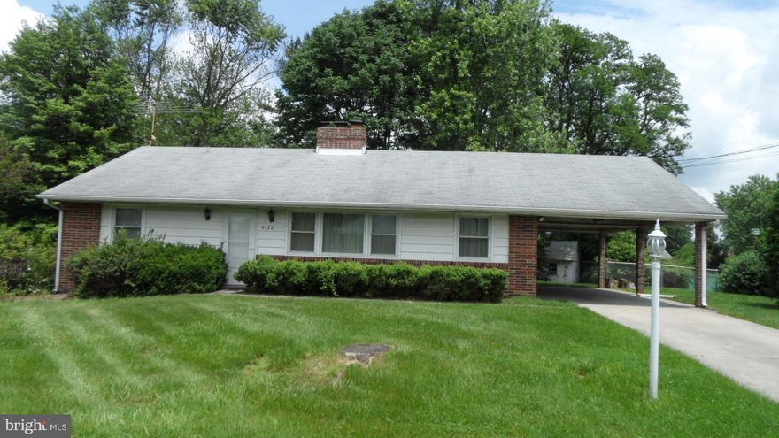 DON'T MISS THIS OPPORTUNITY. BRICK & SIDING RANCHER WITH 3 BEDROOMS & 1 1/2 BATHS AND JUST ONE BLOCK FROM BEL AIR RD,ROUTE 1, IN SOUGHT AFTER PERRY HALL. INCLUDES 2 FIREPLACES-ONE IN THE LIVING ROOM AND ONE IN THE LOWER LEVEL. FINISHED LOWER LEVEL WITH 1/2 BATH, FAMILY ROOM, WORKSHOP AND LAUNDRY ROOM. INCLUDES LARGE BACKYARD AND CARPORT. JUST MINUTES TO RESTAURANTS, SHOPPING AND 10 MINUTES TO I95.