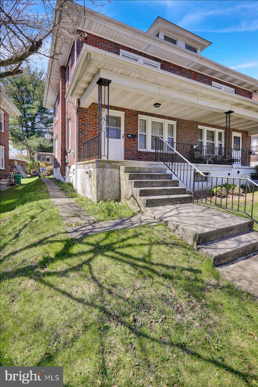 Solid Semi Featuring 3 Bedrooms, 1 Full Bathroom, 18 Handle Kitchen,  All Appliances Remaining, Large Attic For Storage, Gas Heat & Gas Hot Water, Covered Front & Rear Porches And A One Car Detached Garage In The Rear Of The Home.  This Home Does Need A Cosmetic Refresh....It's Ready For Your New Vision!  Don't Wait...Schedule Your Showing Today!