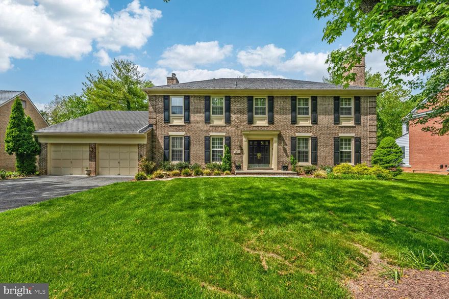 Luxury living awaits in this spacious colonial in the  sought-after Avenel community.  This 4-sided brick home sited on a private cul de sac offers a blend of elegance, style and comfort with spacious rooms, updated bathrooms and a modern kitchen. This open floor plan  boasts 5 bedrooms and 4 and half baths, 3 fireplaces, and gleaming hardwood floors throughout. The main level offers a  living room with marble surround fireplace next to dining room for gracious entertaining, beautiful updated kitchen with top of the line appliances, over-sized sunroom with  views to the peaceful rear yard , large  family room with cozy  stone fireplace, wet bar and private first floor library,  The upper level, you will find a lavish  owners suite with renovated bath and walk in closets, three additional large bedrooms and two  full baths. The laundry room is located on the upper level for complete convenience. The finished lower level offers expansive additional living space with endless possibliites to include a kitchen  5th bedroom with private entrance and full bath, fireplace, lots of storage closets and walk out with french doors. HOA  fee includes landscape, maintenance, swim and tennis membership, private surveillance and snow removal.
Roof replaced 2022, HVAC 2016