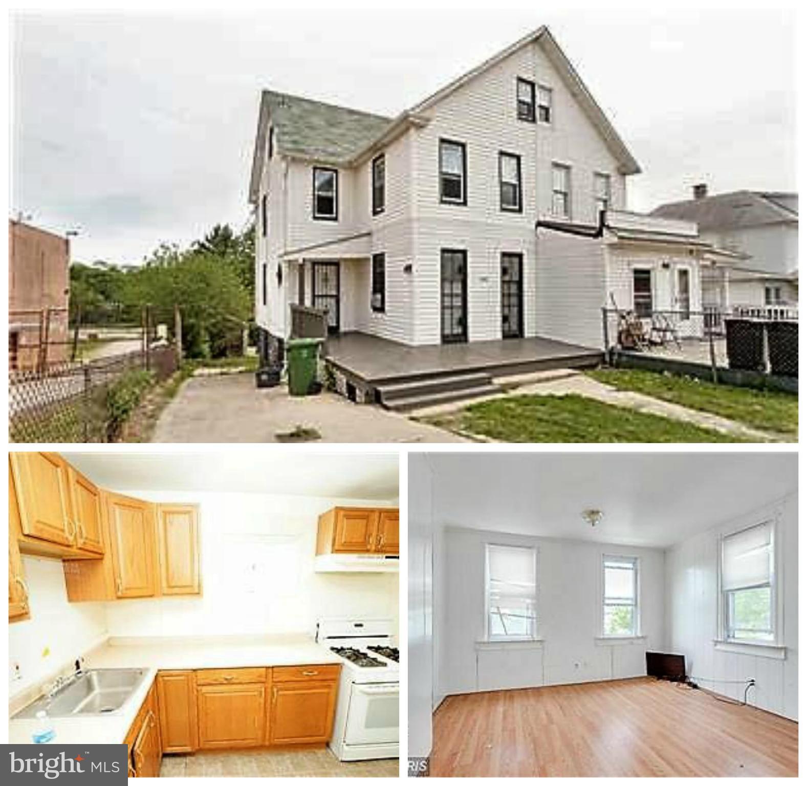 GREAT INVESTMENT OPPORTUNITY! Large Porch-Front Semi-Detached Home currently rented for $1,350/ month. Tenant is month to month. Home Can be Easily Converted into a 4 Unit Multi-Family Dwelling for Even More Cash Flow! Updated Kitchen! Living Room with Pergo Flooring. 3 BEDROOMS + FULL BATH ON SECOND LEVEL. 2 MORE BEDROOMS WITH VAULTED CEILINGS. Walk-out Basement with Potential Half Bath!