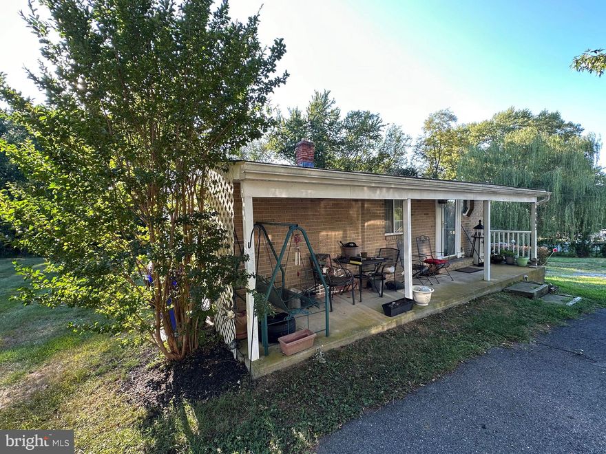 No HOA or City Taxes! Brick front Rancher situated on .29 country acre!  Home features 3 Bedrooms, 1 Full Bathroom, Front Porch and an open backyard with shed.  Close to all the amenities Frederick has to offer! Great commuter location. INVESTOR SPECIAL! Home needs TLC. Sold strictly As-Is!