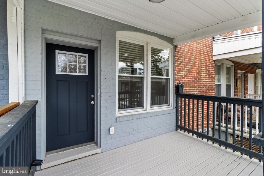 Welcome to 539 S Longwood Street! This updated and move-in-ready 2BR/2BA rowhome features fresh paint, brand new carpet, updated LVP flooring, newer kitchen appliances, and modern bathrooms. Enjoy a covered front porch, a rear deck, and the convenience of off-street parking with a 1-car parking pad.

The fully finished basement offers valuable extra living space with a full bathroom and a rear private entrance — perfect for guests, a rec room, or flexible use. Recent HVAC replacement provides year-round comfort. Conveniently located near city amenities and commuter routes, this home is ready for its next owner.