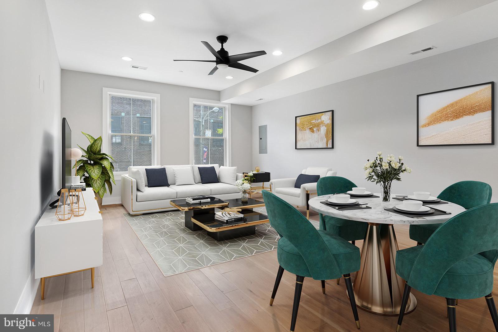 Seller is offering 2% for a 2/1 mortgage buy down with rates in the 5's Welcome to Moyamensing Square , an exciting new construction planned community with 24 chic residences in the heart of Pennsport ! These units are bi-level with an open floor plan. This lower unit that gets lots of natural sunlight with large front windows. Features include wide-plank hardwood floors, custom Kitchen cabinets, quartz countertops, and recess lighting, and great views. Main floor has living, room , dinning room, and kitchen. Lower floor has Primany bedroom with ensuite bathroom . Across the hall isone more bedrooms and bathroom. Builder is offering one year home warranty and tax abatement. This a very walkabout neighbor hood that has Dickinson Square park just one block away and Hermanns coffee. There are plenty of restaurants and shopping near by including Target and Ikea . There is still time to pick finishes . Take a look at the attached brochure . Pennsport is one of the most storied Philadelphia neighborhoods around with its vibrant dining, boutiques, and shops are the best of the modern world. New Construction. Square footage total includes above grade space and below grade space and is estimated. Taxes and square footage to be verified by the buyer. Renderings are for marketing purposes only.