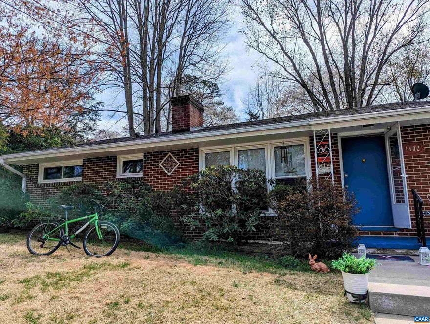 1,700 Sq. ft. one-level home convenient to UVA Grounds, UVA Health System, Downtown. Brick home entirely updated, 3 bedrooms, 2 full baths, hardwood floors, built-ins, ceiling fans, mini-blinds, many extras. Appliances inc. fridge, electric stove, dishwasher, washer and dryer. Elevated rear deck overlooks private partially fenced in yard with mature shade trees. On street and off street (1 car) parking on quiet cul-de-sac. Property Manager pays for lawncare and trash/recycling curbside pick up; tenant responsible for other utlities (electricity, water/sewer/gas, internet). Pets conditional, lease/security deposit required.
