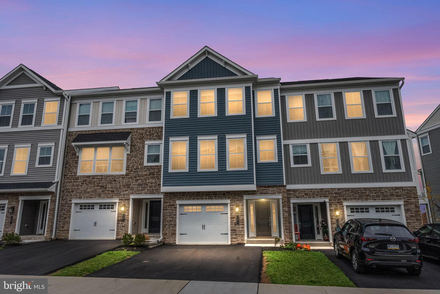 Stunning, nearly new three-bedroom, two-and-a-half-bath townhome in the desirable North Penn School District. This turn-key home features an open, bright layout, sleek modern finishes, chef-inspired kitchen with gas cooking and upgraded appliances, upstairs laundry, and a large lower-level bonus room. Enjoy two outdoor living areas—the perfect spaces to relax or entertain. Prime Montgomeryville location near shopping, dining, and major commuter routes. Like new construction without the wait- all that's left is to pack your bags and move in!