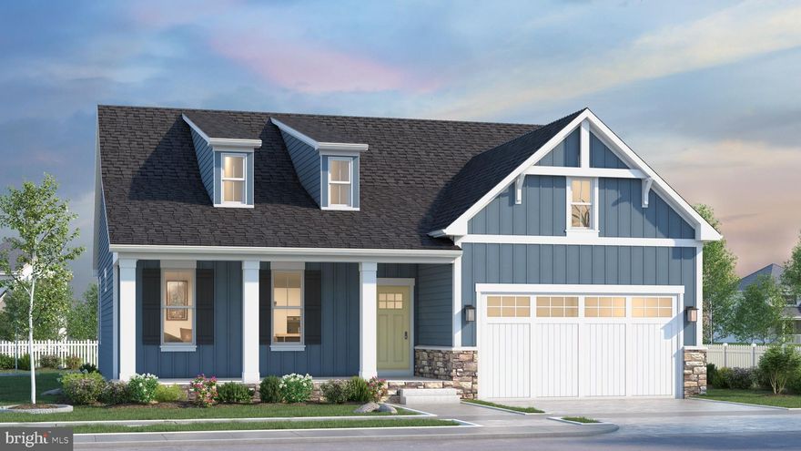 New Construction by Christopher Companies! Brookland Farm is a charming new community coming to Frankford, DE, featuring 92 single-family homes with stunning coastal and farmhouse floorplan designs, offering a perfect blend of style and comfort. Boasting an array of top-notch amenities, including tennis/pickleball courts, a resort-style pool and pool house, grills and firepits,  a delightful tiki-style bar and walking trails, various social activities year-round to meet your neighbors and create memories; this new community provides homeowners endless opportunities for relaxation and recreation.

The “Townsend” is spacious ranch-style home spanning over 1,700 square feet, featuring expansive open living areas. This coastal abode prioritizes outdoor living, boasting generous front and rear spaces including covered and screened porches. Enjoy versatile living with the option for a loft 4th bedroom.

Conveniently located near Rt. 20, Brookland Farm is within a 15-minute drive of both Bethany Beach and Fenwick Island, making it easy to enjoy the beautiful Delaware coastline. Beyond the beaches, the area offers a variety of recreational activities, with a convenient proximity to Fenwick Island, Holts Landing, and Delaware Seashore State Parks, providing even more opportunities for outdoor adventures.
Embrace the serene lifestyle and exceptional living experience that Brookland Farm will offer.