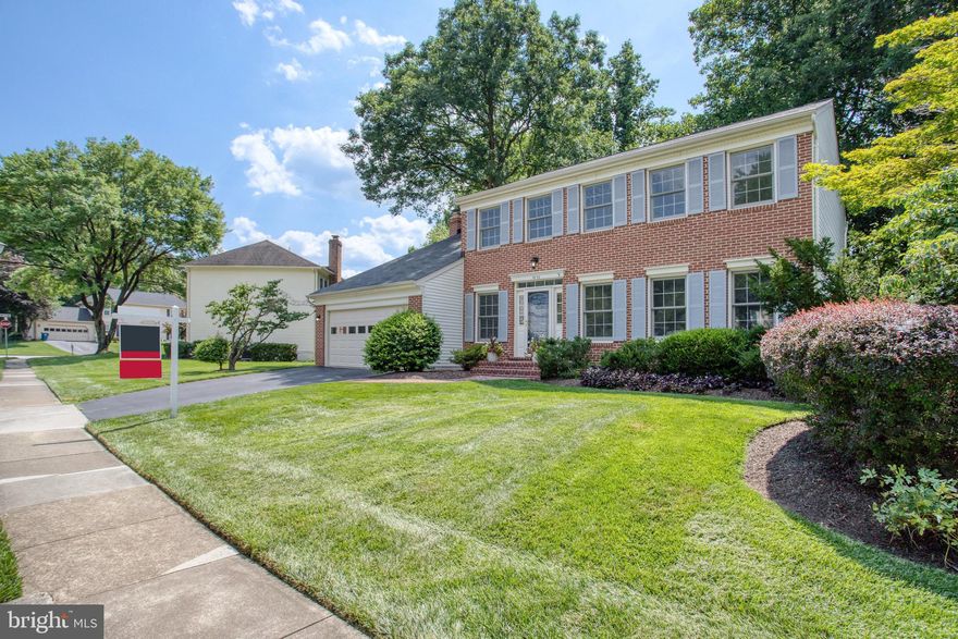 WELCOME HOME**Well Maintained & Move-In Ready  4 Bedroom, 2 1/2 bath Brick Colonial in highly sought after Middle Valley in the popular West Springfield HS Pyramid is ready for YOU**One of the largest floor plans in the community- this home has tons of curb appeal**Main level boasts a formal living room and dining room**Enjoy freshly painted interior in designer neutral colors**Spacious kitchen flows into the cozy family room with wood burning fireplace, huge mantel and built-ins to display all of your photos and treasures**The family room creates the perfect ambience for gathering**Light and bright eat-in kitchen features electric stove cooking and ample cabinetry for all of your storage needs**Walk out from the spacious family room through the sliding doors onto the expansive deck overlooking the tree-lined rear yard**This wonderful brick -front home has 4 large bedrooms upstairs with all rooms having plenty of closet space**Relax in the light-filled spacious primary bedroom with a large dressing area, primary bathroom with soaking tub and walk-in closet**You will love the 2-car garage with remote control access**The walk out basement is HUGE with room for storage and potential future expanded living space**LOCATION is Excellent-this home is in the FCPS Hunt Valley/Irving/West Springfield HS school pyramid**Commuters Dream: convenient access to commuter bus lines, commuter lots, VRE, Franconia/Springfield Metro, and 95/395/495**So many options for grocery, shopping, dining, parks and recreation in West Springfield & Burke as well as all of the amenities Fairfax County has to offer**If you are looking for a fabulous home in a wonderful community--WELCOME HOME to 7852 Roundabout Way!