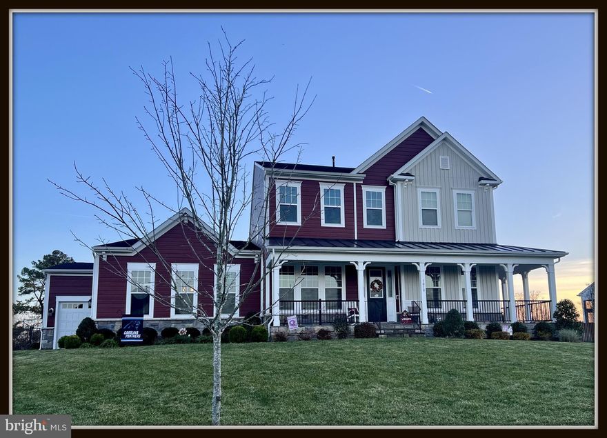 Welcome to this stunning **Van Metre Oatland II Estate Custom Build Model** offering over **5,900 sq ft** of luxury living, Premium Lot-.57acres/cul-de-sac (perfect for pool)  in the highly sought‑after Meadowbrook Farm.  Extensively upgraded by the owners with builder ($230K+), this home showcases exceptional craftsmanship, thoughtful design, then an additional**$400,000 in post‑construction improvements**.

Main level features **10-foot ceilings**, wide‑plank LVP flooring, a private office with custom built‑ins and barn doors, a guest suite with full bath, and a beautifully designed powder room with shiplap accents. The gourmet kitchen impresses with an **extended quartz island**, stacked soft‑close cabinetry, GE Profile appliances, Monogram range hood, and a custom dining room buffet. The 2‑story great room includes a linear gas fireplace with shiplap surround and opens to the **rear screened porch with built‑in speakers**.

The luxurious primary suite offers a coffered ceiling with speakers, two walk‑in closets, a frameless shower, dual vanities, and direct access to the rear porch. The upper level includes two spacious bedrooms connected by a Jack‑and‑Jill bath and an open loft overlooking the great room.

The fully finished lower level provides exceptional additional living space with **9-foot ceilings**, a large rec room with wet bar, media room with surround sound and riser, a 5th bedroom with full bath, and a flex room/den. Storage area and room to finish and a rough-in for a 5th full bath too. 

Step outside to an **extraordinary backyard retreat** featuring an open porch with skylights, expansive patio and walkways, boulder steps, fire pit, sport court, outdoor kitchen, upgraded landscaping, fencing, lighting, and hot tub — a private oasis designed for both relaxation & entertaining.

Additional upgrades include enhanced audio systems, custom blinds, built‑ins, upgraded lighting, custom paint, mudroom cabinetry, laundry enhancements & more.

This exceptional property combines luxury, comfort, and lifestyle in one of Leesburg’s most desirable neighborhoods. A rare opportunity you won’t want to miss.