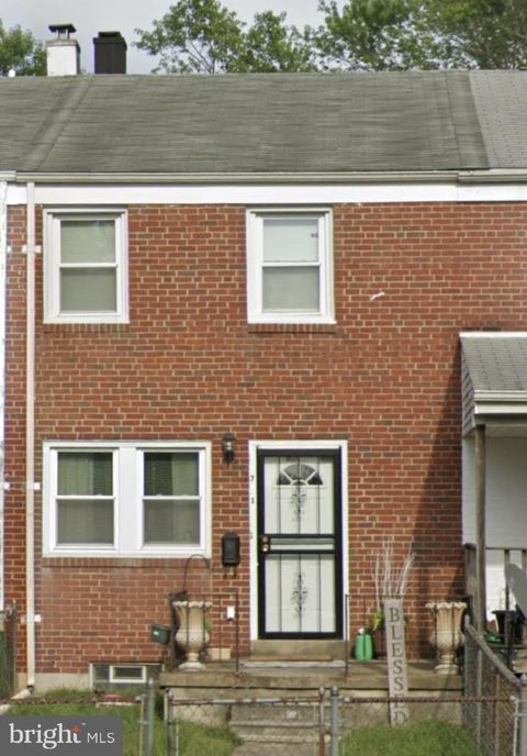 7431 SAINT PATRICIA COURT DUNDALK MD 21222