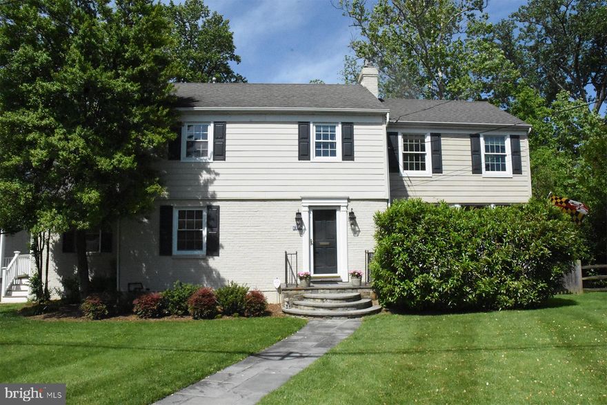Welcome to 8304 Donnybrook Drive, a beautiful 5 bedroom, 3.5 bath colonial in mint condition in desirable Rock Creek Forest.  This enchanting house has had three additions over the years.  The three-story, rear addition includes a primary suite on the second level, a family room off the kitchen on the main level and a guest room/office on the lower level. The mud room addition off the kitchen and adjacent to the driveway and side entrance includes plenty of storage, including cubbies, a powder room with an oversized, pet-shampooing, stainless-steel sink and a laundry area.  The most recent addition is two stories on the right side of the house, and it includes a large sunroom with windows on three sides as well as two bedrooms on the second floor.  The special features of this house are numerous, but the highlights are the large primary suite with plenty of closet space, vaulted ceilings and a gorgeous bathroom, 4 bedrooms on the upper level, a family room connected to the gourmet kitchen and a lower level with a fabulous guest room or office with above-ground windows.  In total, it's an amazing offering in Chevy Chase with features seldomly found in a house at this price.  The expansive, .208-acre lot backs to trees and a creek, and it includes a backyard shed, a firepit and plenty of space for play, including sports netting to keep balls in the yard!  Rock Creek Pool is just down the street, and the sellers can offer a buyer the purchase of an equity position that enables immediate membership, thereby bypassing the 8-year wait!