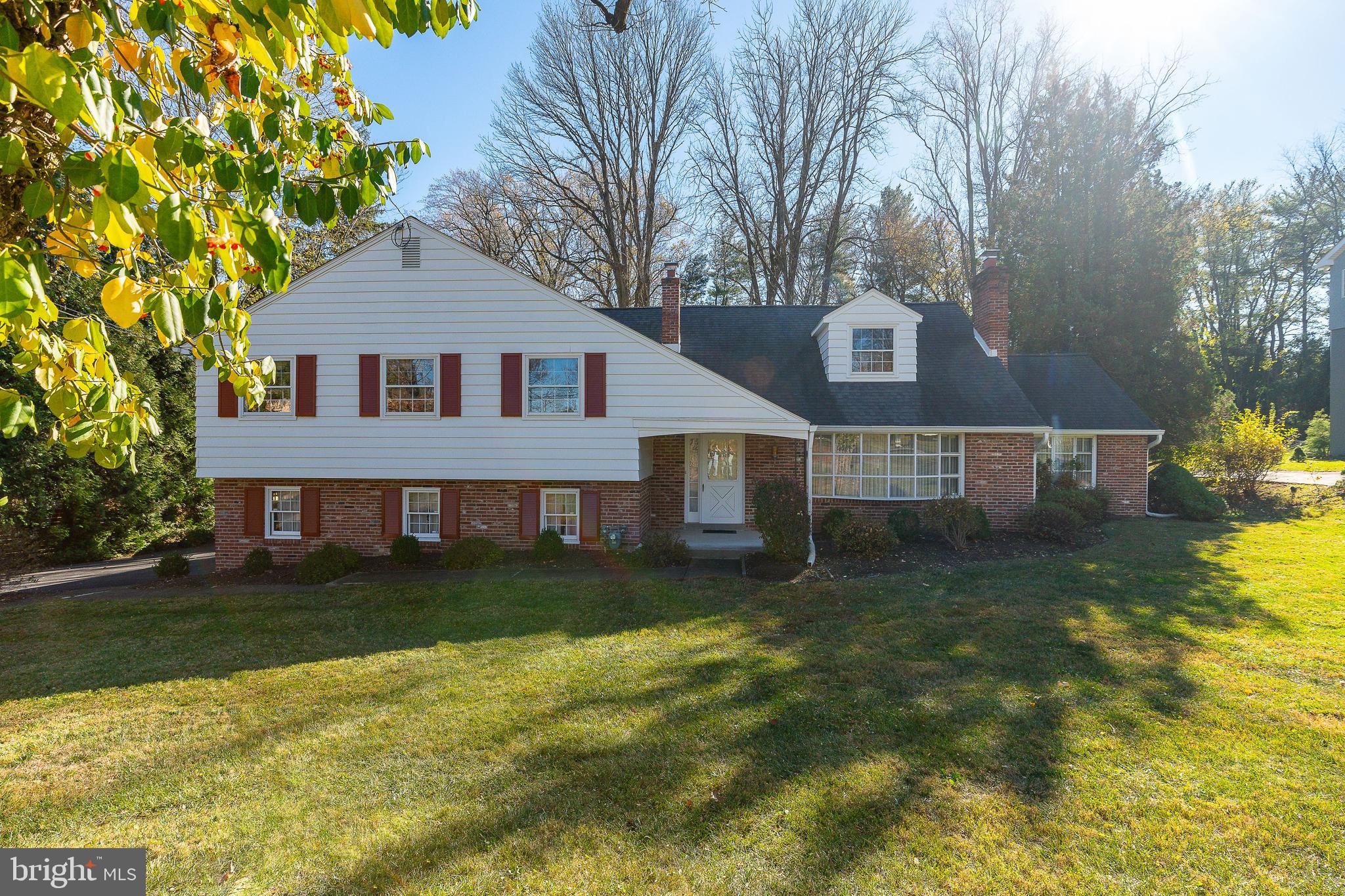 Welcome to 1319 Prospect Hill Road – This five-bedroom, three-and-a-half bathroom Split-Level home is situated on a three-quarter acre flat lot, on a private cul-de-sac, within Villanova. This house is within Lower Merion Township and is served by their award-winning school system. The house was lovingly maintained by the previous owner and is ready for the next owner to make it their own. Step inside to a welcoming foyer with a convenient entryway closet. The main level features a formal living room, dining room, den, and bright kitchen that flows to the outdoor space. The lower level is just a few steps down, where you'll find a spacious family room with a half bathroom, laundry room, and direct entry to the built-in garage. This level also offers access to the patio area and backyard. The second level boasts four generously sized bedrooms, including one bedroom with an en-suite bathroom and a huge walk-in closet. Three additional bedrooms share a well-appointed hallway bathroom. Ascend a few more steps to the fifth bedroom complete with an en-suite bathroom, making it the ultimate sanctuary. There is a separate garage/storage area at the bottom of the driveway. With multiple access points to the backyard (from the kitchen, den, and lower-level family room), this home is designed for entertaining and effortless indoor-outdoor living. The expansive backyard is perfect for gatherings, gardening, or relaxing in your private oasis. Enjoy easy access to train stations and major roadways including 476 and 76, and the shopping, dining, and entertainment options the Main Line has to offer! Schedule your showing today!