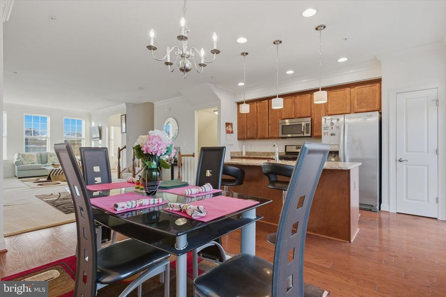 Beautiful 3-level townhome built in 2016! This spacious 3-bedroom, 2 full bath, 2 half bath home features a bright, open floor plan with stainless steel appliances, granite countertops, and great natural light throughout. The main level opens to a private deck, perfect for relaxing or entertaining, and the home includes an attached 2-car garage for added convenience.
The entry level offers a versatile bonus room ideal for an office, gym, or additional living space. Upper levels include well-sized bedrooms, including a comfortable primary suite. Offering 1,640 sq ft above grade plus a finished lower level, there’s plenty of room for today’s lifestyle.
Seller is offering a $3,200 credit toward carpet, giving buyers the freedom to update to their taste.
Prime commuter location—minutes to Route 50, BW Parkway, I-495, New Carrollton Metro/MARC, NASA Goddard, shopping, dining, and more. Well-kept community with easy access to everything Prince George’s County offers.
Move-in ready and a must-see. Please use shoe covers.