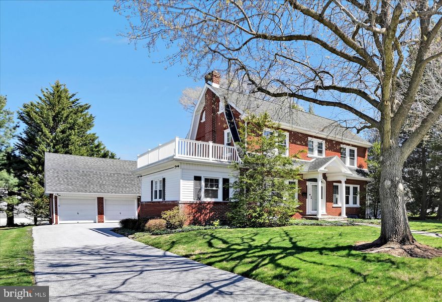 Coming Soon!  Welcome to this timeless 3-bedroom, 1.5-bath brick Colonial, where classic charm meets thoughtful updates. A flagstone walkway leads to the covered front entry, accented by elegant leaded glass windows that create a warm first impression.
Step inside to an open foyer and a traditional layout featuring a formal dining room and a gracious living room with a cozy wood-burning fireplace. Beautiful oak hardwood floors flow throughout most of the home, while the kitchen and powder room showcase rich Brazilian teak flooring. The remodeled kitchen offers quartz countertops, plenty of storage, and newer appliances—including electric stove, refrigerator, dishwasher, and microwave—all included.
The inviting family room is full of character with flagstone flooring, brick and paneled walls, and a striking beamed ceiling—perfect for relaxing or entertaining. Original light fixtures, doorknobs, and hardware throughout the home add to its authentic charm.
Upstairs, you’ll find three comfortable bedrooms, including one with double closets and another with access to a private balcony. A spacious full bath features ceramic tile flooring, a tub/shower combination, and a large linen closet.
The lower level offers additional living space with a rec room, built-in storage, and a bonus room—ideal for hobbies or a home office. The York Safe & Lock Company safe is included, along with a washer, dryer, additional refrigerator, and a desk/workbench. Convenient Bilco doors provide easy outdoor access.
This well-maintained home boasts numerous updates, including a roof (2007), replacement windows, sump pumps, and a furnace (2012), giving peace of mind for years to come.
Enjoy the private, fenced backyard with a brick patio, mature landscaping, and included patio umbrella and swing—perfect for outdoor gatherings. A detached two-car garage with a second story provides excellent additional storage.
Located in the Red Lion School District and just minutes from shopping, the Franklin Street Social, and the local library, this home offers both convenience and classic appeal.