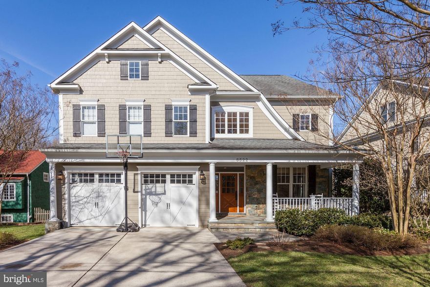 THE QUALITY STANDS OUT! 7600sf+, 4 lvl by Douglas Construction.  Perfect proportions, functional flpln, incredible millwork, front porch, huge eat-in  kit w/ walk-in pantry, stone wall fplc great room, big din rm, walls of windows, main lvl ofc, incredible master suite w/ his/her wlk-in closets, 4th lvl Bdrm, LR and FB,  LL w/ gym, games and rec room, fully fenced 1/3 acre