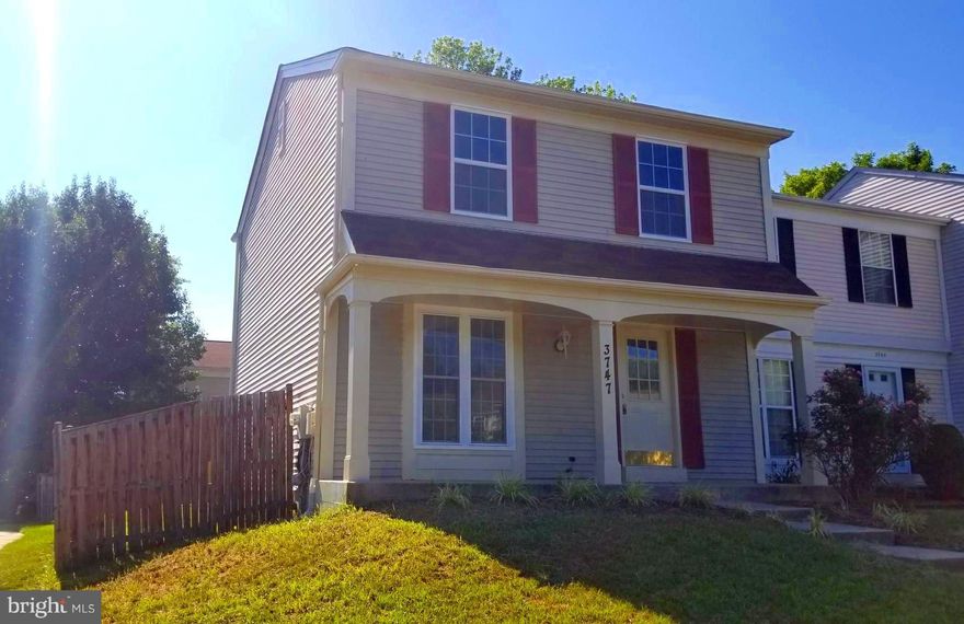 Beautifully renovated spacious 3Bed/3.5Bath End-unit Townhome! Bright & sunny open floor plan featuring an updated Kitchen, gleaming wood floors on main & upper level. Updated Baths! Fully finished basement extra room for den/office. Front & rear patio. Brand NEW ROOF. Nearby amenities include hiking, biking, walking trails, community playground, Gunpowder Golf Course, Ice Rink and Sports complex!