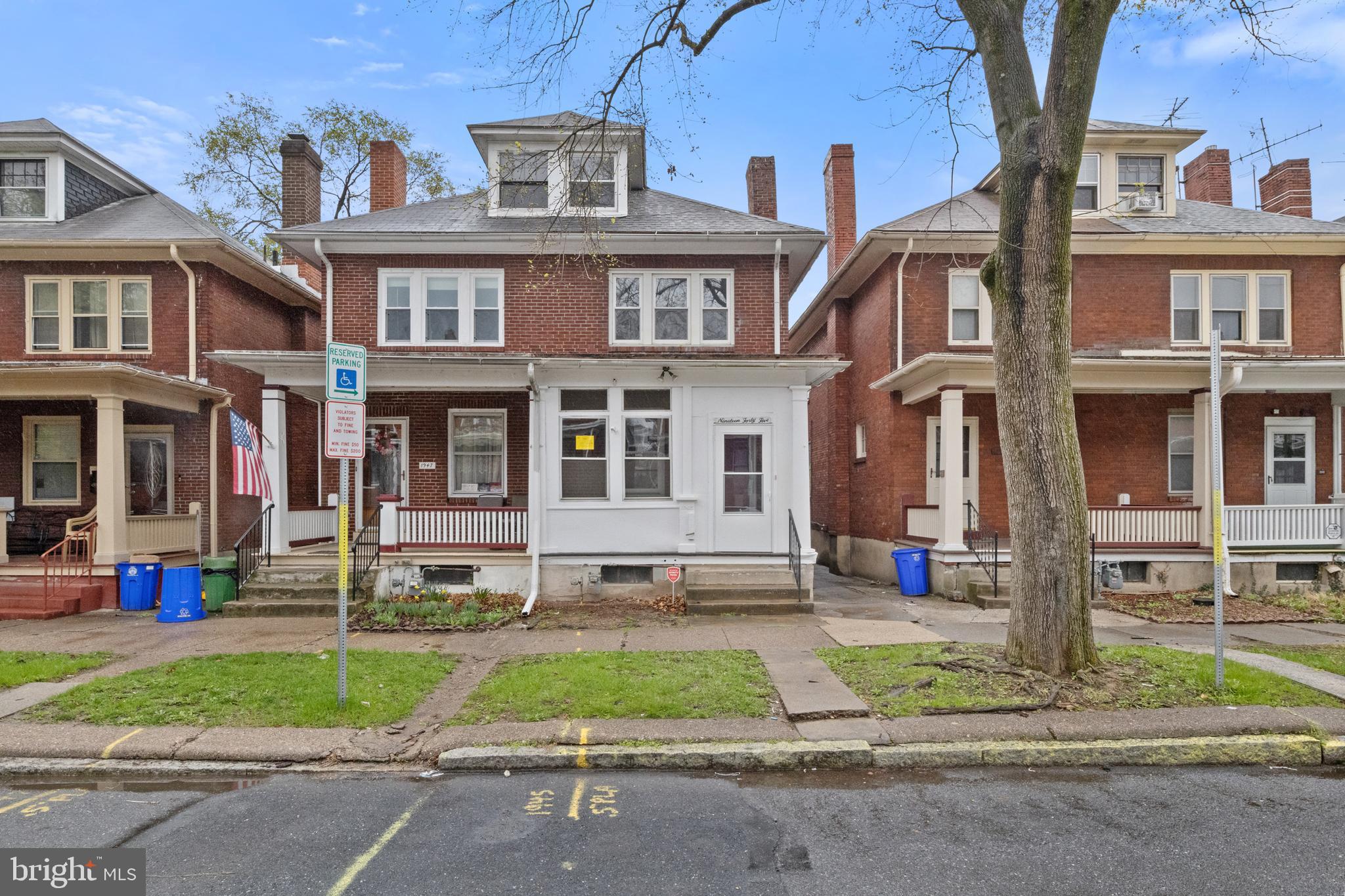 Come check out this recently updated 2.5 story brick home in Harrisburg, PA!!! There are 4 bedrooms with one being a walkthrough. Big living room and formal dining room. Enclosed front porch and covered back porch for enjoying the warm weather and enjoying your morning coffee. Finished room in the basement for extra living space. 1 car detached garage. All new paint and flooring throughout including LVP, vinyl and carpet. All that is missing is you! Set up your showing and pack your boxes!
