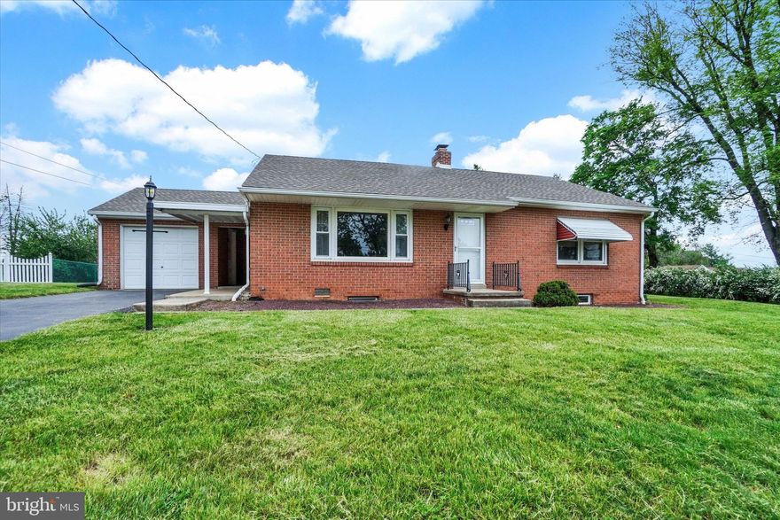 Thank you for taking the time to visit 4645 Wolf Church Rd.  This well-maintained all-brick rancher is situated on a beautiful 0.35-acre lot, offering a spacious backyard—perfect for gardening, relaxing, or outdoor games. A storage shed is located at the rear right of the property for added convenience.  Inside, you’ll find an eat-in kitchen, a large living room, a full basement, and a one-car garage. The home has been lovingly cared for by its current owner over the past two years.  Located in West Manchester Township and within the West York Area School District, this property offers both charm and practicality. Quick settlement is possible if needed by the buyer.