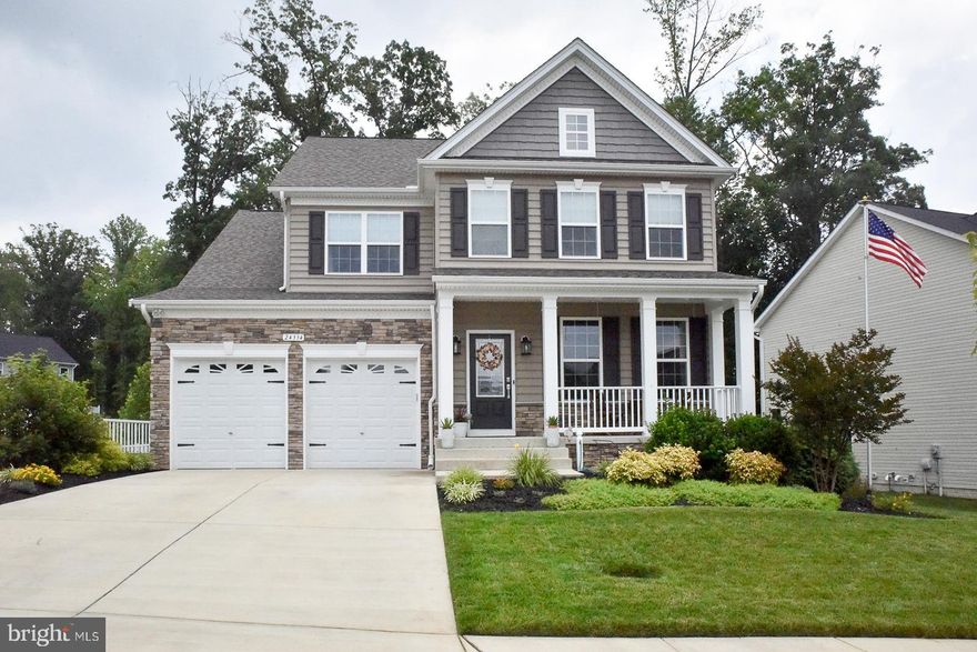 Impeccable home in highly sought after Broad Creek. Located right at the border of Broad Creek and Twin Ponds II.  Engineered hardwood flows throughout the main level and new carpet awaits you upstairs.  Crown molding and chair rail provide the look of class that only this home can project.  Your new living room features a propane fueled fireplace.  Just wait until you see the kitchen.  Granite countertops, double wall ovens, and propane cooktop for the family chef.  Two walk in closets, plus a sitting area, give the Primary Bedroom your own personal retreat.  A corner soaking tub with jets ends the perfect evening in your spacious Primary Bathroom.  Don't worry about the hot water.  A tankless hot water heater provides endless hot water throughout your new home.  Bedroom #1 and Bedroom #2 also feature walk in closets.  Surround sound is wired in this spectacular home, too!  Evening and weekends can be spent on your spacious composite deck.  Perfectly located in Hollywood so your drive to Pax River, Solomons, or Leonardtown won't take long.  Commuter service to Washington, DC is just three minutes away and St. Mary's Regional Airport is only six minutes away.  Schedule your showing today!