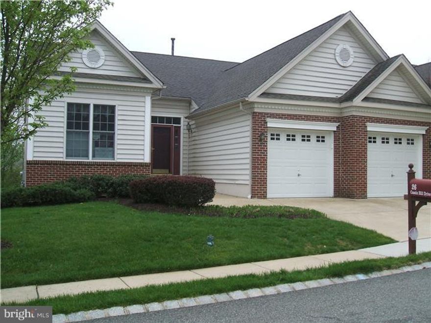 Enjoy one floor living in the prestigious adult community of the Riviera of Concord. This Chateau model with 10 ft ceilings features an open floor concept. The main floor boasts Living Room, Dining Area (which is currently being used as an entertainment area), Office, gourmet Kitchen with hardwood, 42 inch cabinets, granite countertops, ceramic tile backsplash and sunny Breakfast Room. Large Master Suite with tray ceiling, walk-in closets, luxurious Master Bath with double sink, soaking tub, ceramic stall shower, second Bedroom and full Hall Bath. Laundry Room and Foyer complete the main floor. Enjoy sunning on the Trex deck or just relax in the bright Sunroom with hardwood. Plenty of storage in the unfinished Basement and oversized 2 car Garage. Additional amenities include hardwood in Foyer, Kitchen, Breakfast Area and Sunroom. Plantation shutters, recessed lighting, California custom made organizer, crown molding, sprinkler system and security system. Riviera of Concord is a gated active community with a spectacular clubhouse, indoor pool and fitness center, sauna, outdoor pool, tennis, bocce and a beautiful walking trail.