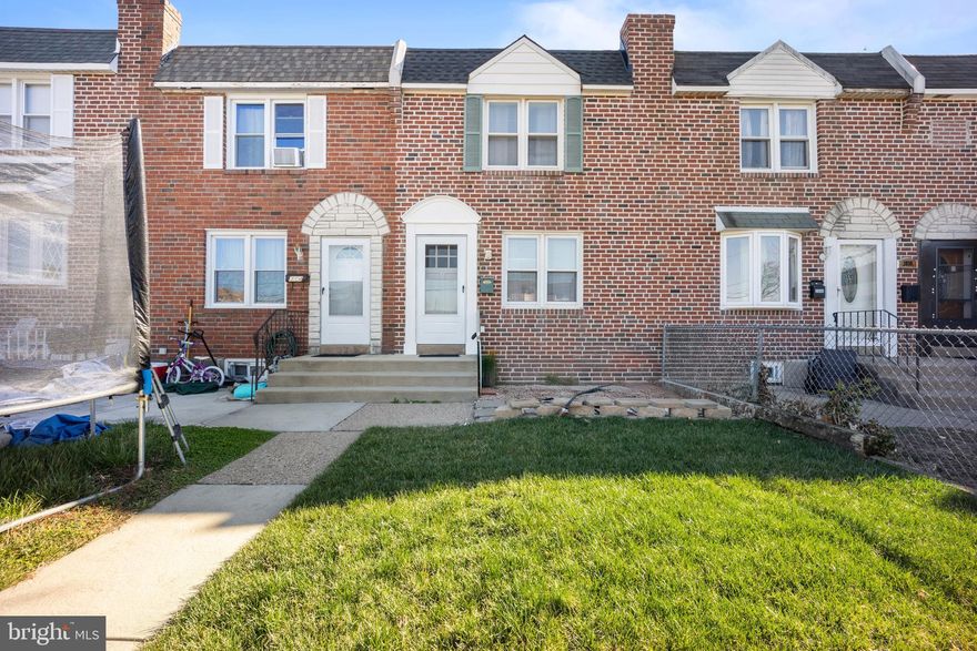 This home has been lovingly maintained by the same family for years! This brick two story townhouse has a nice size living room and dining room with hardwood floors.  The kitchen has wood cabinets with lots of counter space,  tile back splash, stainless steel appliances, and a breakfast bar space making for an eat in kitchen. The second floor has three bedrooms all with  ceiling fans. The main bedroom has newer carpeting while the additional bedrooms have hardwood floors. There is also an updated ceramic tile bath.  The basement is freshly painted and ready for whatever you need. It also has  separate laundry and utility areas and access the driveway.  Along with the driveway there is also a  one car attached garage. And last but not least a new roof was just completed!