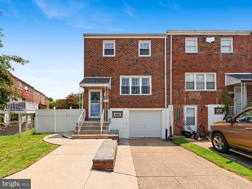 Welcome to 10839 Rayland Road, a beautifully maintained brick end-of-row townhome tucked away in a peaceful corner of Morrell Park. This well-cared-for and aesthetically pleasing three-bedroom home combines classic comfort with thoughtful updates, offering a bright open floor plan and beautiful touches throughout. 

Inside, you'll be greeted by warm hardwood floors and abundant natural light flowing through the open concept living and dining areas, perfect for both everyday living and entertaining. The kitchen has been thoughtfully updated, featuring granite countertops and stainless-steel appliances. 

Upstairs, you'll find three generously sized bedrooms with ample closet space, along with a well-maintained full bathroom. The primary bedroom is extra spacious, even allowing room for a sitting area. The lower level functions as a finished walk-out basement. This space adds versatility to the home, offering additional living space and a powder room for your convenience. 

Step outside to discover one of the home’s most unique features: a large, open side yard that invites endless opportunities for gardening, play, or future expansion. A private driveway and an attached garage provide secure off-street parking.

Set in a quiet, established neighborhood with easy access to local shops, dining, and commuter routes, 10839 Rayland Road is a wonderful place to call home! Schedule your showing today.
