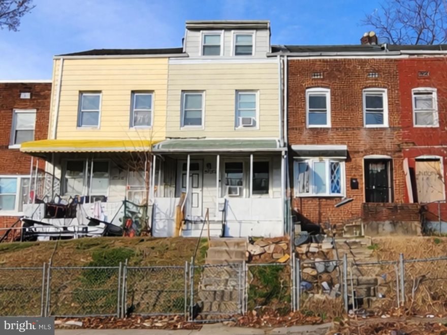 ONLINE AUCTION: This auction takes place on the Ashland Auction Group website bidding platform. Bidding begins 4/2/2026 @ 10:00 AM. Bidding ends 4/6/2026 @ 11:00 AM. The list price is the suggested opening bid. Deposit: $5,000.

2-story townhouse located in the Cherry Hill neighborhood of Baltimore.
JUST MINUTES from MedStar Harbor Hospital and Middle Branch Park.
Easy access to major traffic artery Baltimore-Washington Parkway.
Property is tenant occupied.