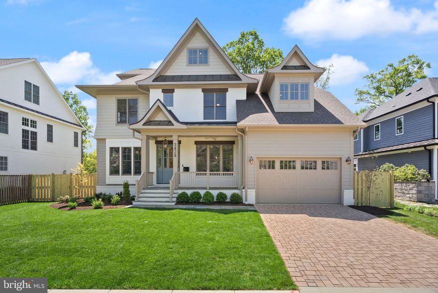 Welcome to another spectacular custom home by popular builder M-R CUSTOM HOMES with 6,500+ finished square feet of living space on a level, 10,000 square foot lot in a highly sought-after North Arlington Neighborhood. This home features 7 bedrooms, 7.5 bathrooms on 4 levels, including a main floor bedroom with full en suite bathroom. The home chef will love the showcase gourmet kitchen with its 48" Wolf range, 48" Sub Zero refrigerator, 30” Wolf microwave, Asko dishwasher, huge island with 2 ½” countertops, under-sink water filtration system, large walk-in pantry, and custom inset maple cabinetry. The beautiful kitchen is open to the family room with its 42” ventless gas fireplace, coffered ceiling, and access to the screened porch. A formal dining room with Butler’s pantry, a separate living room/library with French door, a powder room, and a spacious mudroom with built-in cubbies and bench and designer tile complete the main level. 10’ ceilings on main level. 4” White Oak flooring throughout main and upper levels. Head upstairs to the luxurious master suite with its his-and-hers large walk-in closets and a gorgeous master bath with dual vanities, frameless heavy-glass enclosed shower, freestanding soaking tub, and heated floors. Three secondary bedrooms, all with full en suite bathrooms, and a laundry room complete the upper level. The 3rd floor loft, with full en suite bathroom and walk-in closet, is ideal for a private office, guest suite, or au pair suite. The spacious basement features an expansive recreation room with Luxury Vinyl Plank flooring, a wet bar, a bedroom with large walk-in closet and access to full bathroom, and an exercise room with rubber flooring,. 9’ ceilings in upper level and lower levels. 8’ ceiling in loft. Loads of storage on every level. Ceiling mounted speakers in kitchen, dining room, family room, screened porch, primary bedroom and bath, and basement rec room. Ring/Nest doorbell. 2 car garage. 3-season screened porch off the main level with its all-weather Trex flooring, skylights, ceiling fan, heaters, gas line for grill, and stairs leading to the fenced, private back yard make this home perfect for entertaining. Very conveniently located close to Arlington shops, restaurants, parks, and entertainment. Within 1 mile to Rt 29, Washington Golf and Country Club, 1.5 miles to Rt. 66. Only 2 lights to Washington D.C. Blocks to JAMESTOWN ES, WILLIAMSBURG MS, YORKTOWN HS.    -----    EXPECTED DELIVERY SPRING 2025.