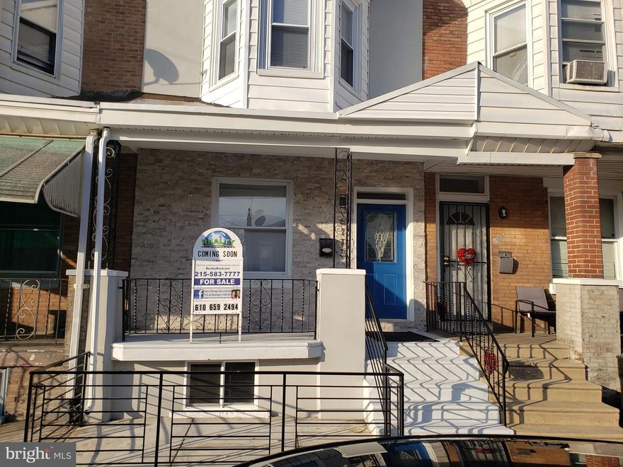 Come enjoy the most exquisite remolded home in the area. Step thru a blue stained glass widow entry door, into real hardwood flooring through this mini-mansion. Look to your left and find a large multi-color heat emitting remote controlled fireplace, surrounded by an oversized remote controlled fan.  Property is filled with modern pin lights, scones and hanging emerald lightening. Catch your breath to gaze on a real gourmet professional kitchen, with oversized steel faced oven, microwave, dishwasher, garbage disposal ,multi-functional refrigerator, sink with ultra European styled extension  faucet, wine, coffee and breakfast  bars with butler's service pantry.  Excessive white wood cabinetry all bathed in a blue and silver glass backsplash with foot borders all encased with granite countertop. From the kitchen rear blue door exist to the Oversized completely fenced in rear yard for summer barbecues.  Finished basement ready for entertaining or for the family with functional easy cleaning flooring, large closets and featuring a half bath. Now not let us waste anytime and go directly to  the 2nd floor with  two an suite master bedrooms and bathrooms both featuring mirror faced closets and fans. 2nd floor boast a stackable washer and dryer. Continuing upstairs to the 3rd floor the new home owner will find 2 bedrooms separated by an easy access jack and Jill bathroom featuring oversized fans. This rare 4 bedroom 3 and 1/2 jewel features dual central air to service the entire home. Black French railings begin and continues from the Open porch area to the stair wells and all through the home. This property is closed to everything. And most importantly can be purchased for a price less than monthly rents in the area. Why rent when you can home your own mini-mansion. All Covid requirements are applicable to view this property