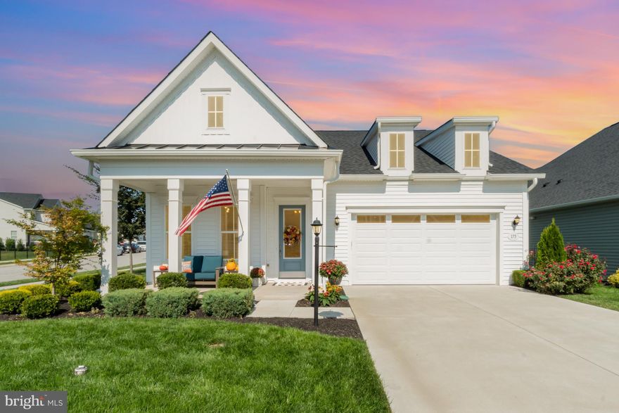 Why wait to build when you can move right into this beautifully upgraded DRB Elevate Curator model, located in the quiet and established Parkview section of Amblebrook. This premium corner lot home is fully move-in ready with no construction delays, no punch list, and no builder-grade finishes. Professionally repainted throughout in Sherwin-Williams paint, the home features 10-foot ceilings, abundant natural light, and thoughtful design details throughout.


  The kitchen is a standout, featuring upgraded Willow cabinetry extended to the ceiling, a walk-in pantry, a large island, and gas cooking. The open living and dining area includes a gas fireplace and a sliding glass door that leads to the covered rear porch, where you’ll find a second gas fireplace and a custom stone patio, perfect for outdoor enjoyment. The fenced yard adds privacy, and the corner lot location offers a more open, spacious feel than many neighboring homes.

   This 1,843 square foot home includes two bedrooms plus a flex room that can function as a home office, hobby space, or guest room. All closets throughout the home are fully customized with full-height systems. A dedicated laundry room with utility sink, drop zone with built-in storage, and custom wood blinds on every window offer comfort and convenience at every turn. The home also includes a Culligan water softener and a whole house high-flow inline filter, along with an in-ground irrigation system.
Amblebrook at Gettysburg is one of the area’s premier 55+ resort-style communities, offering over 50,000 square feet of amenities. Residents enjoy indoor and outdoor pools, a state of the art fitness center, yoga and spin studios, game rooms, a café, walking trails, pickleball and bocce courts, dog parks, community gardens, and a vibrant calendar of clubs, social events, and wellness programming. The community also features a culinary studio with cooking classes and demonstrations, making it easy to stay connected and inspired.


   From its premium corner lot to its thoughtful upgrades inside and out, this home offers comfort, style, and space without the wait. Experience the best of active adult living today.