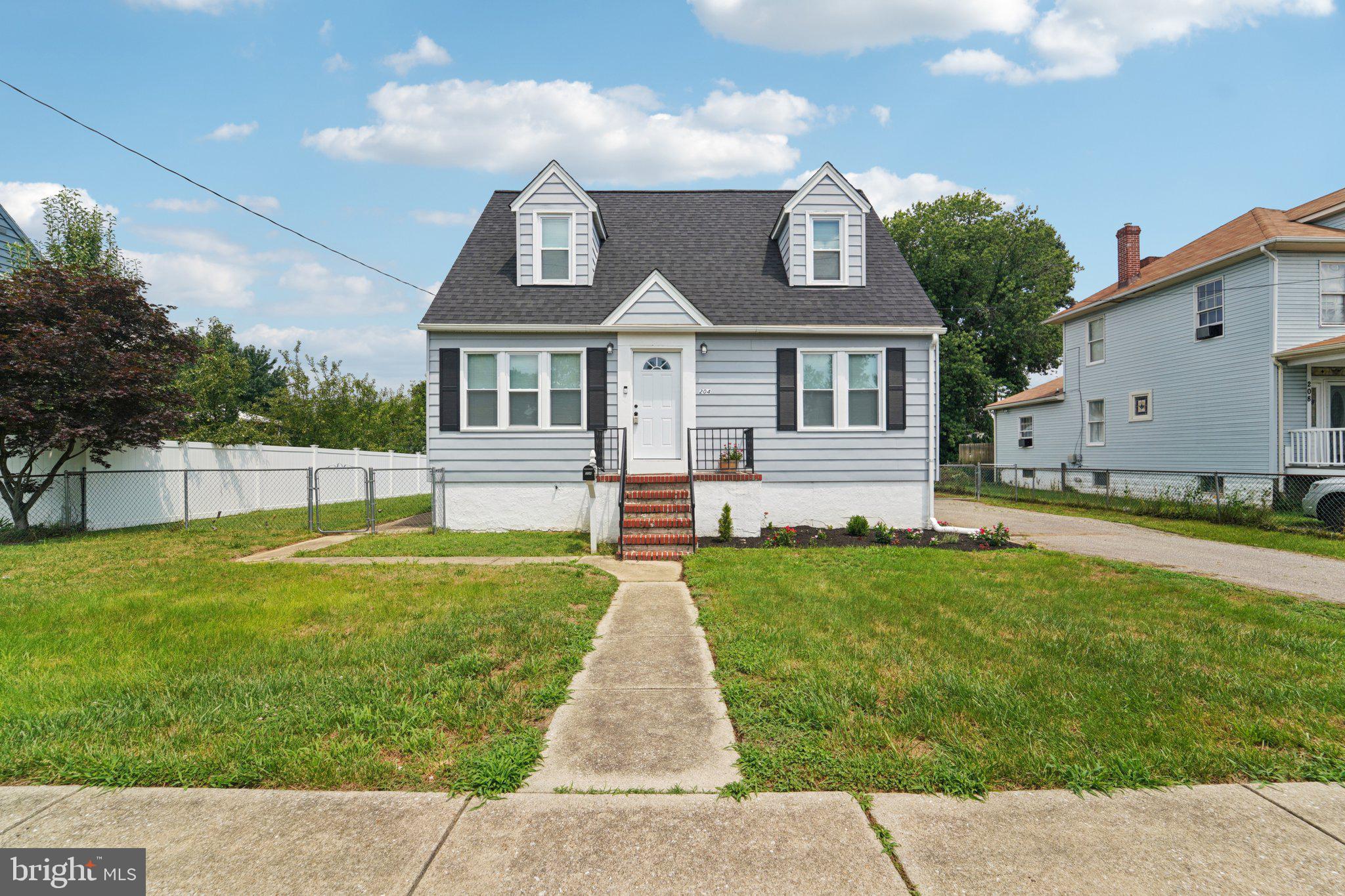DON’T MISS THIS UPDATED 3 BEDROOM, 2 FULL BATH CAPE COD at 204 Church Street, Baltimore, MD 21225! What a sweet house! This beautifully renovated home offers modern comforts in a charming setting. The new kitchen features quartz countertops, new cabinets, and stainless steel appliances—perfect for any home chef. The main floor master suite provides convenient one-level living, while the second level offers 2 additional bedrooms and a full bath. Updates include Roof 2024, HVAC 2023, , newer windows , newer kitchen appliances, new washer and dryer, new flooring, fresh paint, updated baths, and a finished basement with plenty of storage space for all your needs. The large fenced-in rear yard provides a private outdoor space, ideal for relaxing or entertaining.
For car enthusiasts or those with extra vehicles, the detached 2-car garage with electric and extra height is perfect for storage, hobbies, or workshops. An added carport offers even more parking options.
Community Amenities:
This home is ideally located with quick access to major highways, including the Baltimore Beltway, Interstate 95 (I-95), Interstate 295 (I-295), Interstate 70 (I-70), as well as Route 100, Route 29, Route 97, Route 1. For those who travel, this property is conveniently close to major airports like Baltimore/Washington International Thurgood Marshall Airport (BWI), Ronald Reagan Washington National Airport (DCA), and Washington Dulles International Airport (IAD). Plus, with the Chesapeake Bay, Atlantic Ocean beaches, and the Appalachian Mountains all within reach, you'll have easy access to scenic getaways! With easy access to major commuting routes and all these amazing amenities, this home truly has it all.
Hurry—this one won’t last! Schedule a showing today!