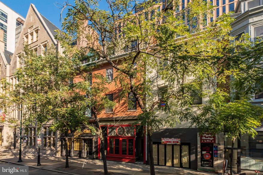 An extraordinary investment opportunity awaits at 1121 Walnut Street—an impeccably renovated, fully occupied mixed-use property in the vibrant heart of Midtown Philadelphia. This premier CMX5-zoned asset features two 2-bed/2-bath residences, two 1-bed/1-bath residences, and a stabilized retail space, all situated within one of the city’s fastest-growing districts. Surrounded by luxury development, world-class hospitality, major medical institutions, and the bustling Convention Center, the property occupies a prime position at the center of Philadelphia’s continued urban renaissance.

Designed for both immediate performance and long-term potential, this dynamic building blends modern residential living with established commercial tenancy. Four stylish, professionally reimagined apartments rise above a flagship restaurant tenant anchoring the ground floor, creating a balanced and dependable income stream. With a cap rate above 7% and full occupancy, the property offers turnkey stability alongside impressive upside through its CMX5 zoning—accommodating future vertical expansion, repositioning, or complete redevelopment.

Investment advantages include the security of long-term tenants, the strength of diversified residential and commercial income, the appeal of newly renovated units with strong rental demand, and the rare flexibility afforded by CMX5 designation. Its unbeatable location—steps from premier dining, retail, cultural institutions, arts venues, multiple transit lines, Jefferson Hospital, and the Convention Center—positions this asset at the epicenter of convenience and continued appreciation. Owner financing is also available, offering an exceptional advantage for qualified buyers.

Whether you are a seasoned investor seeking reliable, high-yield performance or a visionary buyer looking to capitalize on Midtown’s explosive momentum, 1121 Walnut Street represents a rare opportunity to anchor yourself in Philadelphia’s most exciting corridor of growth. This offering is more than an acquisition—it is a strategic foothold in the city’s next era of transformation.

Review attached Pro Forma provided for financial details