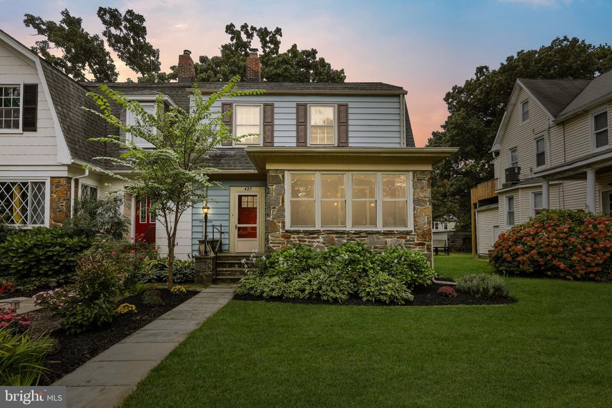 Charming Semi-Detached Home in Historic Lake Evesham.

This beautiful home in the heart of Historic Lake Evesham blends timeless architectural features with modern updates. The spacious semi-detached layout includes a renovated kitchen (2019) featuring custom wood cabinetry, granite countertops, slate flooring, and high-end appliances, including an LG French door refrigerator, GE range hood, Bosch dishwasher, and a classic Chambers stove. 
The home boasts a spacious, fenced backyard perfect for relaxation or entertaining, complete with a brick patio, a vegetable garden, and stately oak tree. Off-street parking includes a garage and a convenient parking pad for one or two cars.
Inside, original character is on full display with hardwood floors throughout, bubble glass windows, harlequin-pane windows in both the dining room and third floor, and beautiful stained glass in the bathroom. Plantation shutters on the first floor and a cozy wood-burning fireplace add to the charm. A welcoming front sunroom offers a bright and airy space to relax, with large windows that let in natural light and provide a perfect view of the neighborhood. The second-floor features three generously sized bedrooms with classic hardwood floors and full bathroom. The third level provides additional space perfect for a home office, playroom, or guest suite.
Mechanical upgrades have been thoughtfully made for modern comfort, including a new roof (2012), central air (2013), new water line and hot water heater (2013), new boiler (2015), and electrical updates throughout.
Ideally located with easy access to downtown Baltimore and Towson, Located in the Roland Park school district, this home offers the perfect balance of historic charm and contemporary convenience.