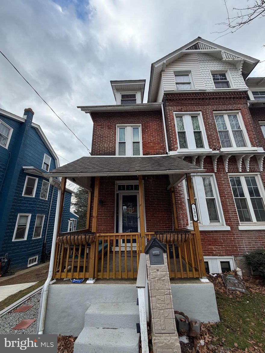 Priced to sell for investors and savvy buyers! Welcome to 131 E 8th Ave, a delightful early 20th-century single-family twin residence built in 1905, offering timeless character and modern potential in one of Conshohocken's most convenient neighborhoods. This spacious home features 4 bedrooms and 1.5 bathrooms with approximately 1,780 square feet of living space on a generous, fenced-in lot. It has been with one owner since 1973 and was inherited by the family in 2022, with many updates made recently. Inside, discover classic details like high ceilings, original hardwood floors (where present), and abundant natural light pouring through large windows (new in 2017). The layout provides ample room for a busy lifestyle, with a traditional floor plan that includes a welcoming living area and dining space. The updated kitchen in the rear of the home shines with new cabinets and countertops in 2022. A convenient half bath was also added on this level in 2020. Two additional floors offer 4 large bedrooms with multiple windows and large closets. The hardwood floors are waiting to be brought back to life. The upstairs bath was updated in 2017. The ceiling height is rather low and will need to be addressed by most buyers. The twin next door is a perfect example of raising the flat roof a couple of feet to make it more accessible. The full unfinished basement provides excellent storage or expansion opportunities with ceiling heights high enough to finish if desired. Updates in 2017 include roof, windows, electric box, and primary bathroom. New gas heater in 2022. New water heater in 2023. The porch and walkway were updated in 2023, and the yard was fenced in. With some fresh flooring and paint, this home will transform. Outside, enjoy the charm of a quiet residential street in vibrant Conshohocken, with easy access to Fayette Street's bustling restaurants, breweries, cafes, and shops. Commuters will love the short distance to the Conshohocken SEPTA station for quick trips to Philadelphia, plus proximity to I-76, I-476, and the Schuylkill River Trail for biking and outdoor recreation. Top-rated schools, parks, and the King of Prussia shopping district are just minutes away. This gem combines historic appeal with an unbeatable location — perfect for buyers seeking a blend of old-world charm and suburban convenience. Home will be sold as-is. First showings begin on Saturday, 1/10. Mortgage savings may be available for buyers of this listing.